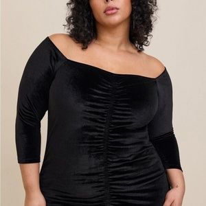 Torrid Velvet Top Sz 12